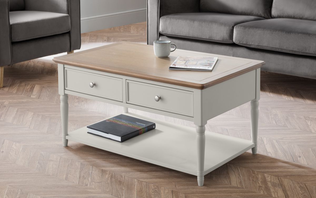 Famous 2 Drawer Coffee Tables For Provence 2 Drawer Coffee Table – Homestore Furniture Beds (Gallery 19 of 20)