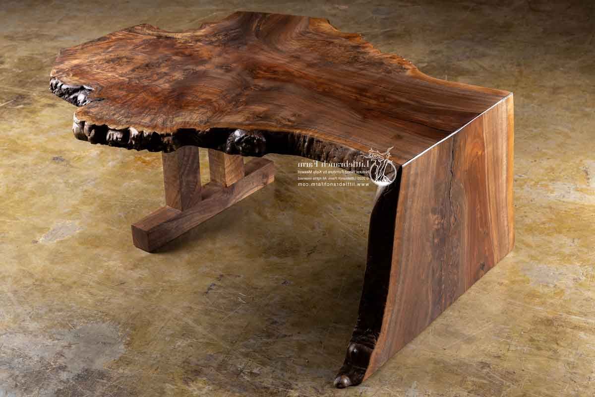 Fashionable Rustic Natural Coffee Tables Regarding Natural Rustic Coffee Table – Littlebranch Farm (View 2 of 20)
