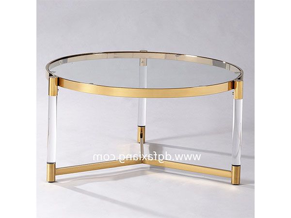 Fashionable Stainless Steel And Acrylic Coffee Tables Within Acrylic Furniture Manufacturer Wholesale Customized Clear Acrylic Furniture (View 1 of 20)