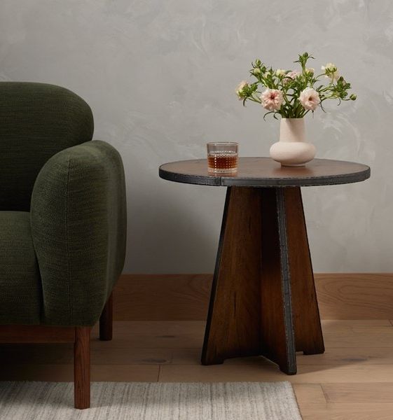 Haven Dark Wood End Table 🔍 Find The Best End Tables Pertaining To Current Reclaimed Fruitwood Coffee Tables (View 18 of 20)
