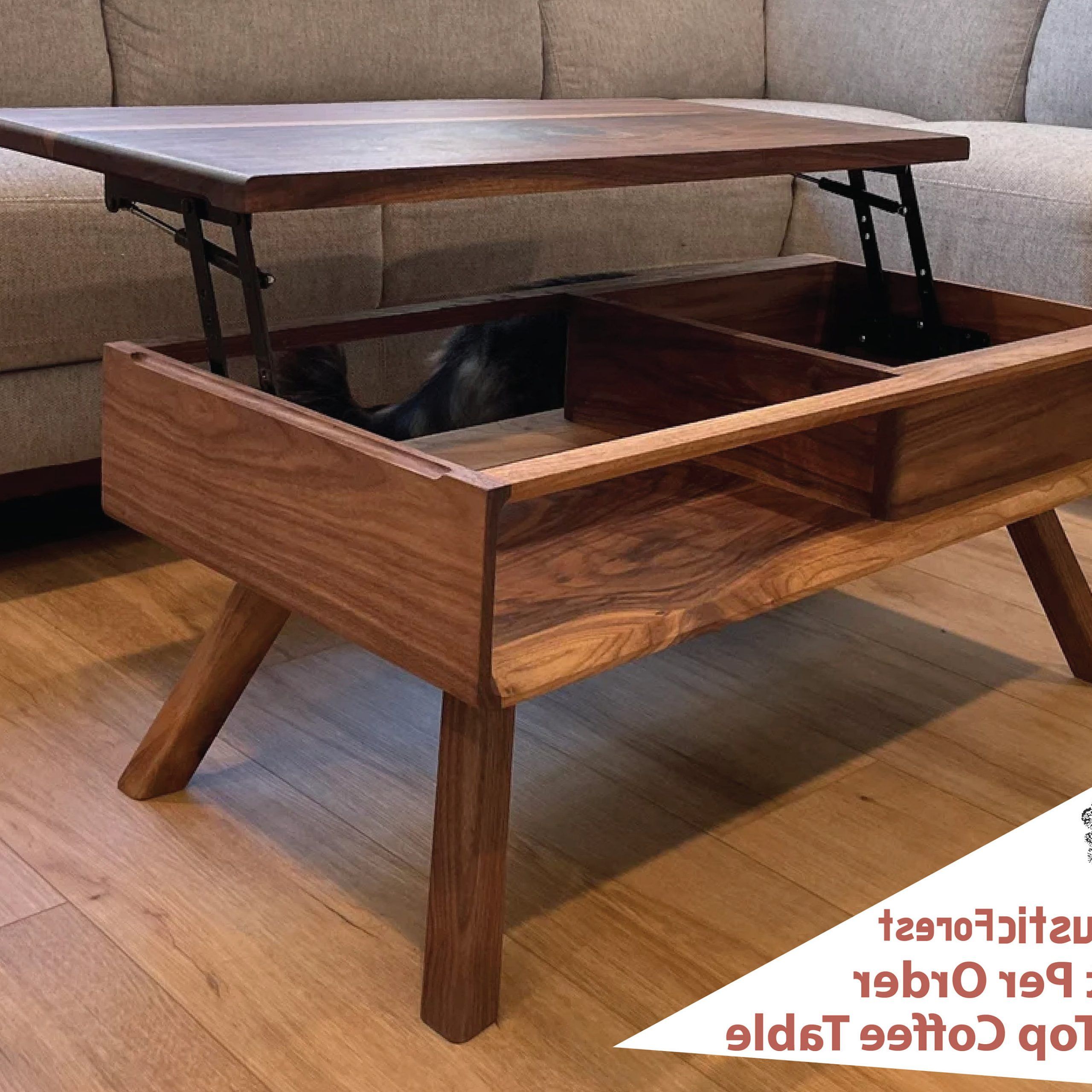 Lift Top Coffee Table – Etsy In Current Lift Top Coffee Tables (View 7 of 20)