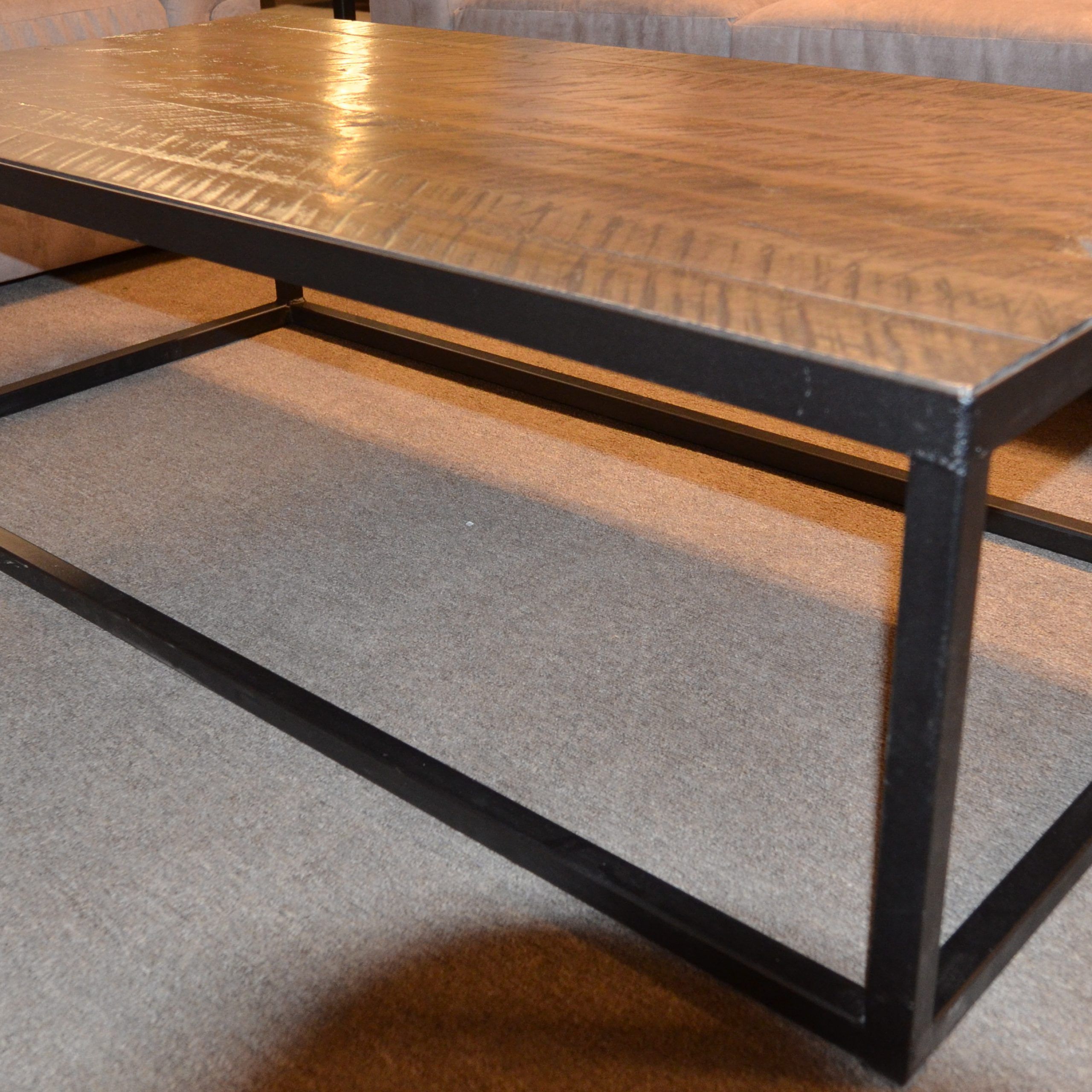 Metal Leg Coffee Table – Brices Furniture In Widely Used Iron Legs Coffee Tables (View 14 of 20)