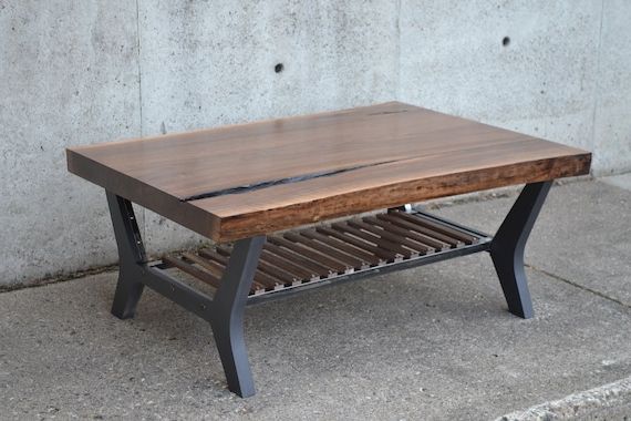 Mid Century Modern Coffee Table Gambe – Etsy Italia Pertaining To Most Up To Date Mid Century Coffee Tables (View 1 of 20)