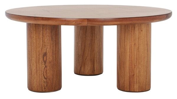 Most Recent 3 Leg Coffee Tables Throughout Cof6604a Coffee Tables – Furnituresafavieh (View 12 of 20)