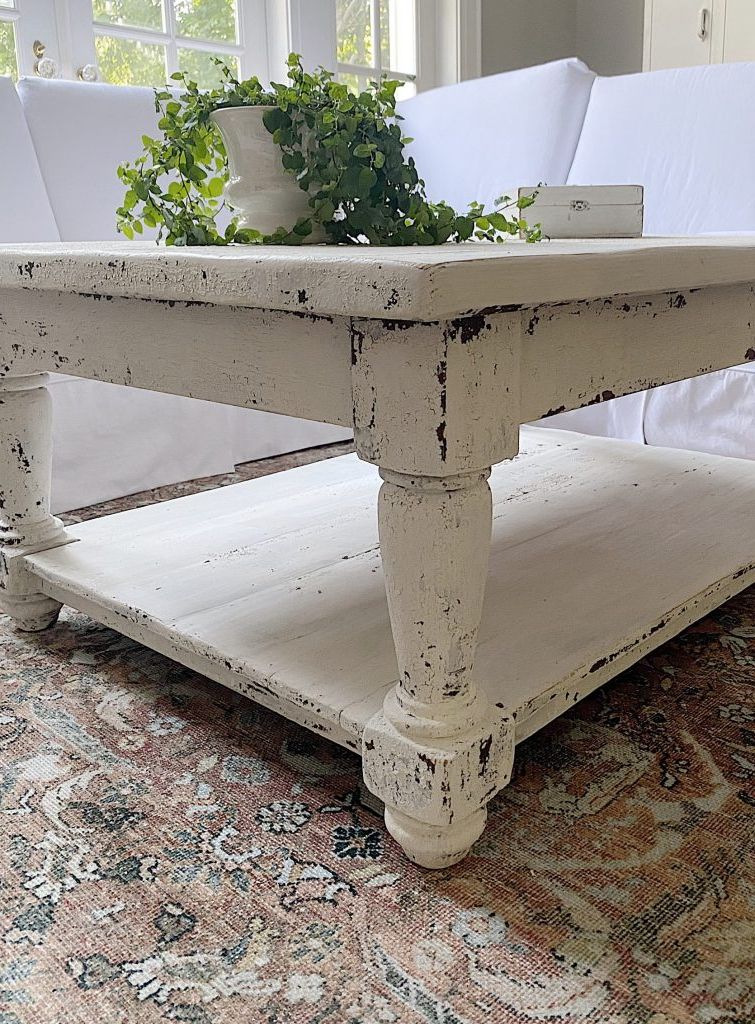 Most Recently Released Farmhouse Style Coffee Tables Pertaining To How To Refinish A Table Farmhouse Style – My 100 Year Old Home (Gallery 19 of 20)