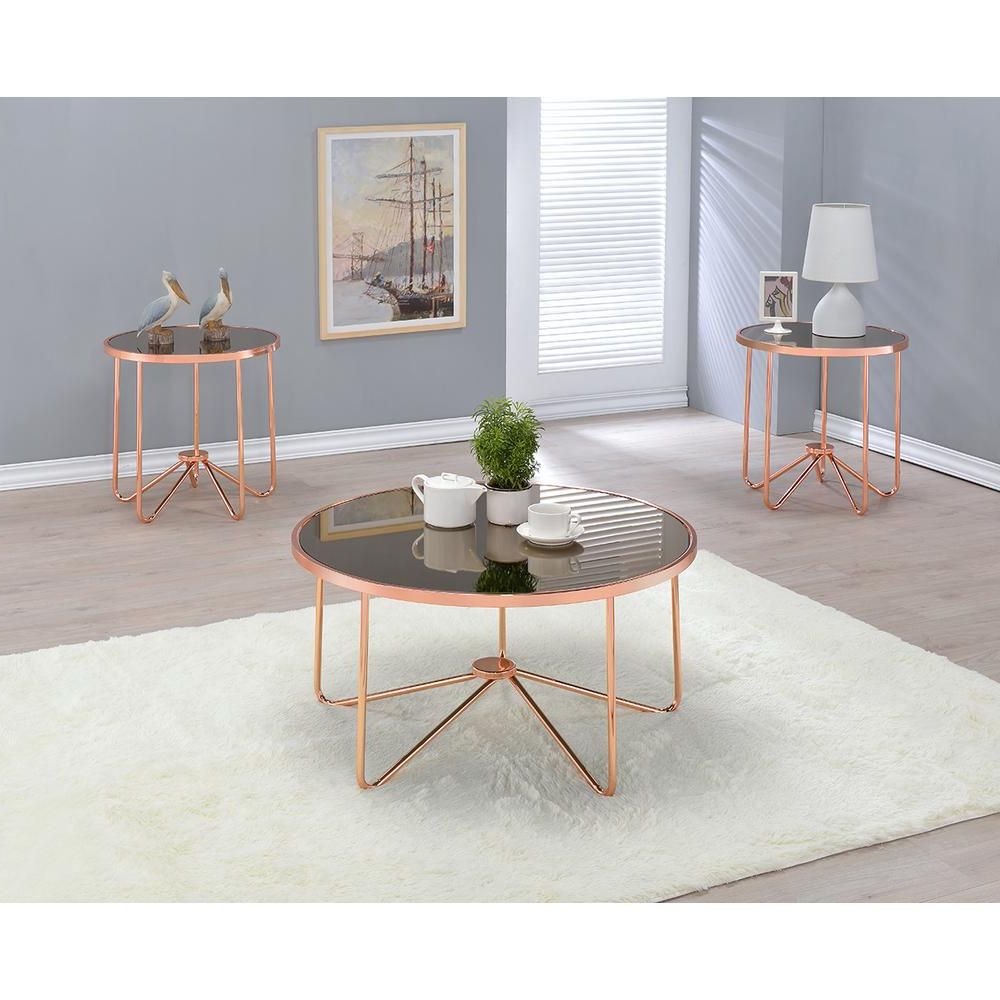 Most Up To Date Rose Gold Coffee Tables Regarding Bronze Glass And Rose Gold Coffee Table – Wooden It Be Nice (View 8 of 20)