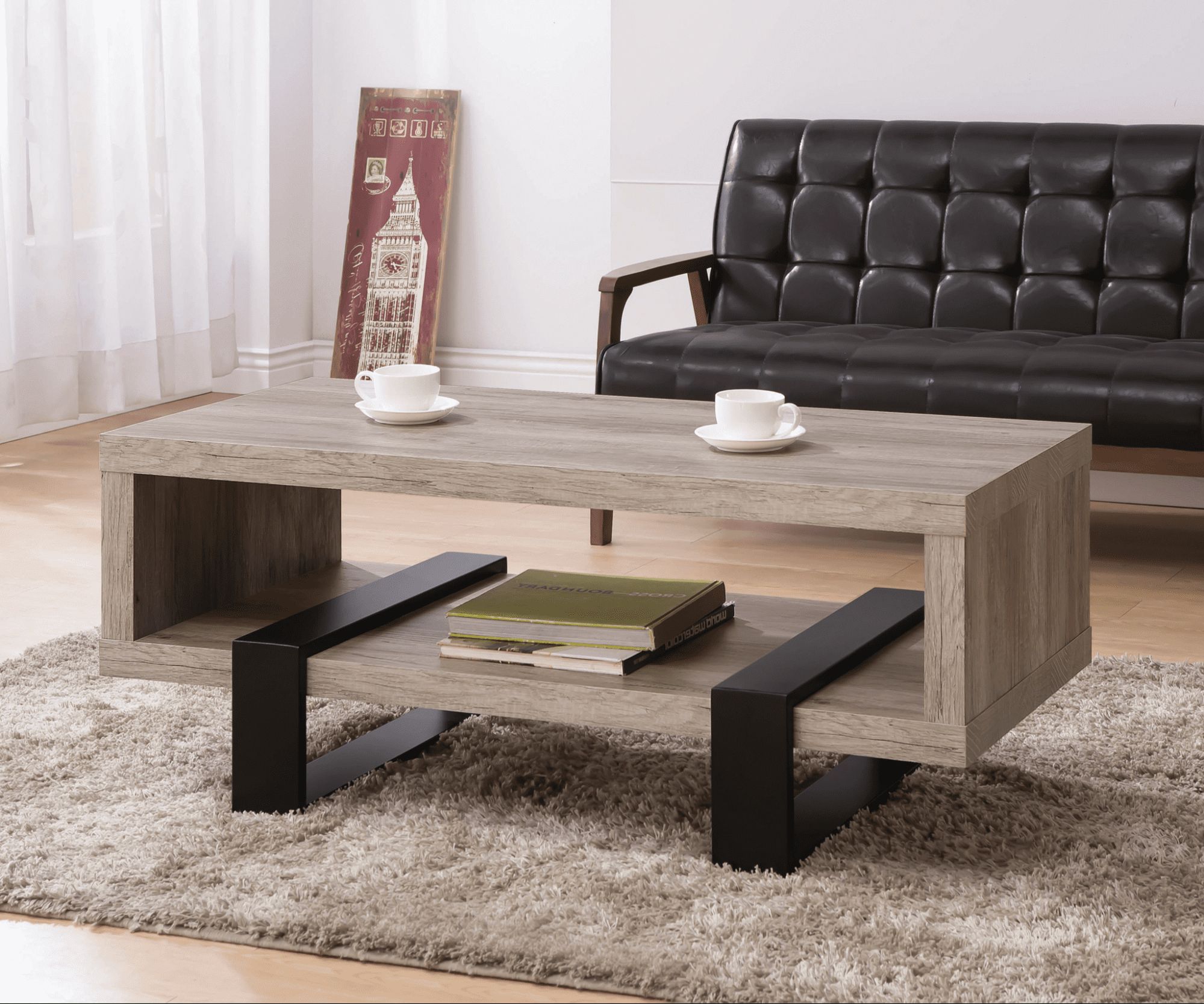 Newest Contemporary Coffee Tables With Shelf Within 11 Wood Coffee Table Styles To Add Natural Beauty To Your Ho (View 18 of 20)