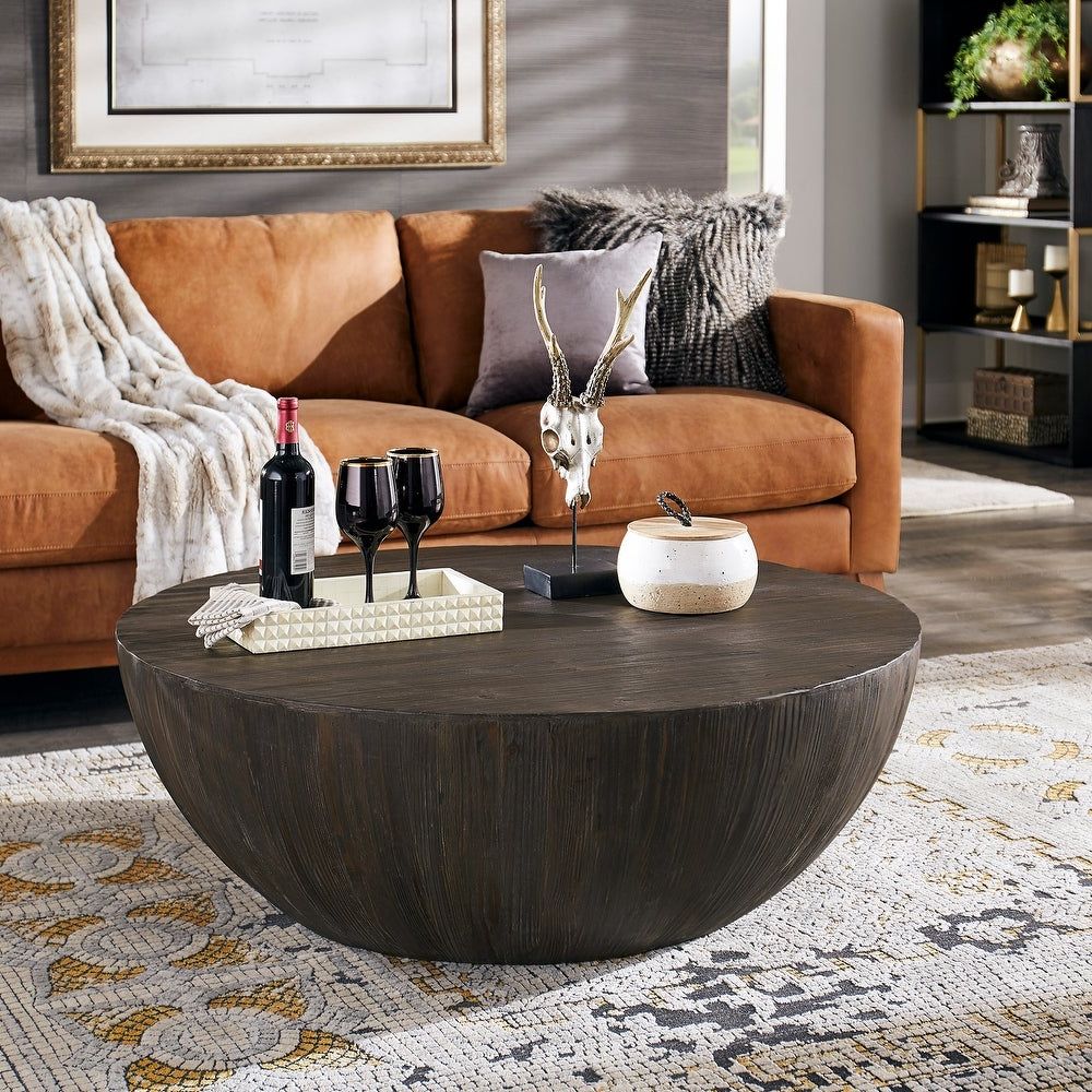 Our Best Living Room Furniture  Deals With Newest Drum Shaped Coffee Tables (View 4 of 20)