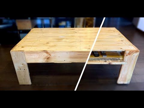 Pallet Coffee Table With Secret Compartment And Invisible Wheels : 7 Steps  (with Pictures) – Instructables Inside Famous Coffee Tables With Compartment (Gallery 20 of 20)