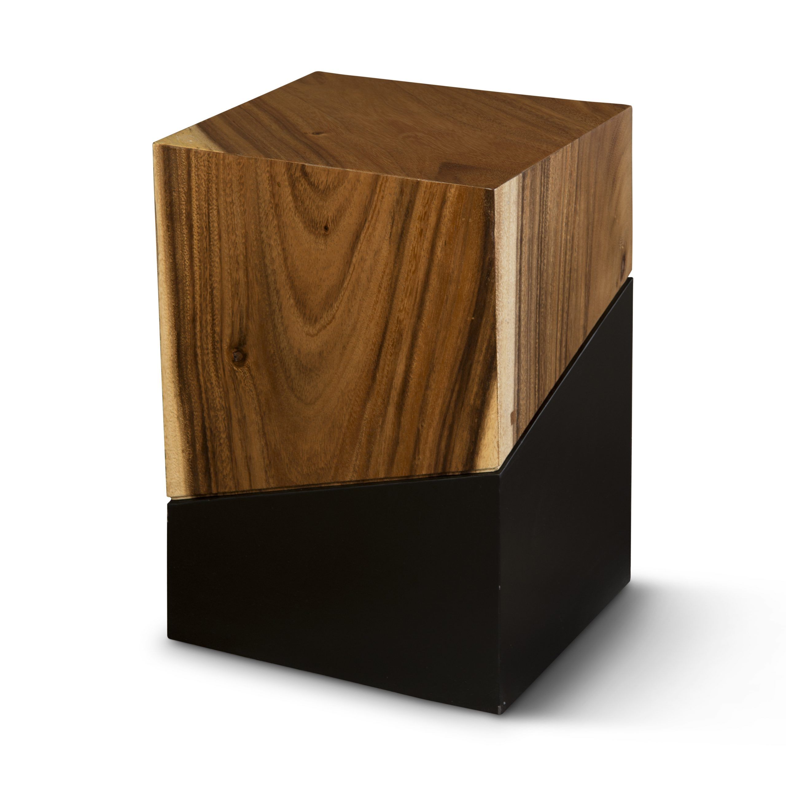 Phillips Collection Geometry Solid Wood Block End Table (View 15 of 20)