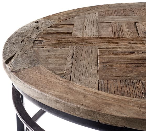 Pottery Barn For Recent Rustic Round Coffee Tables (View 18 of 20)
