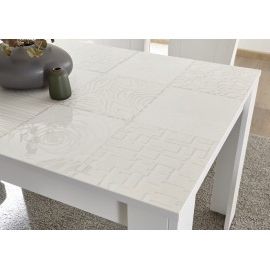 Preferred Marble Melamine Coffee Tables Intended For Decor Extendable Table With Screen Printed Top For Modern Living Rooms (View 10 of 20)