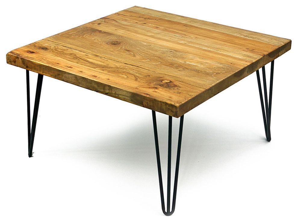 Preferred Old Elm Coffee Tables With Rustic Old Elm Wood Coffee Table – Industrial – Coffee Tables  Welland (Gallery 20 of 20)