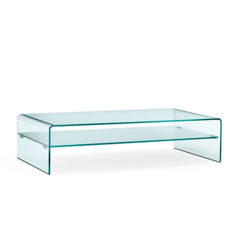 Rialto Piano Fiam Coffee Table With Regard To Well Known Glass Coffee Tables With Storage Shelf (View 3 of 20)