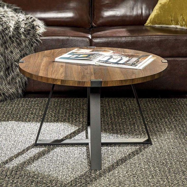 Round Metal Coffee  Table, Living Room Accent Tables, Coffee Table (View 7 of 20)
