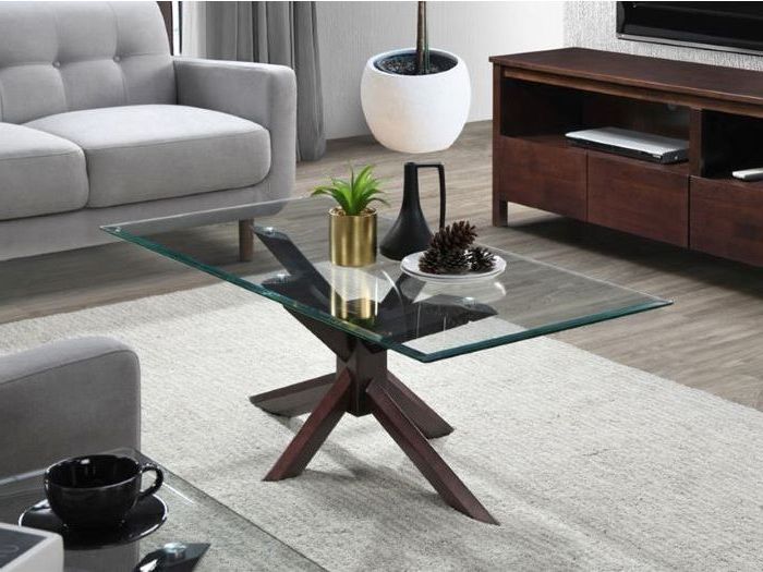 Trendy Glass Topped Coffee Tables Pertaining To Bella Coffee Tables (View 11 of 20)