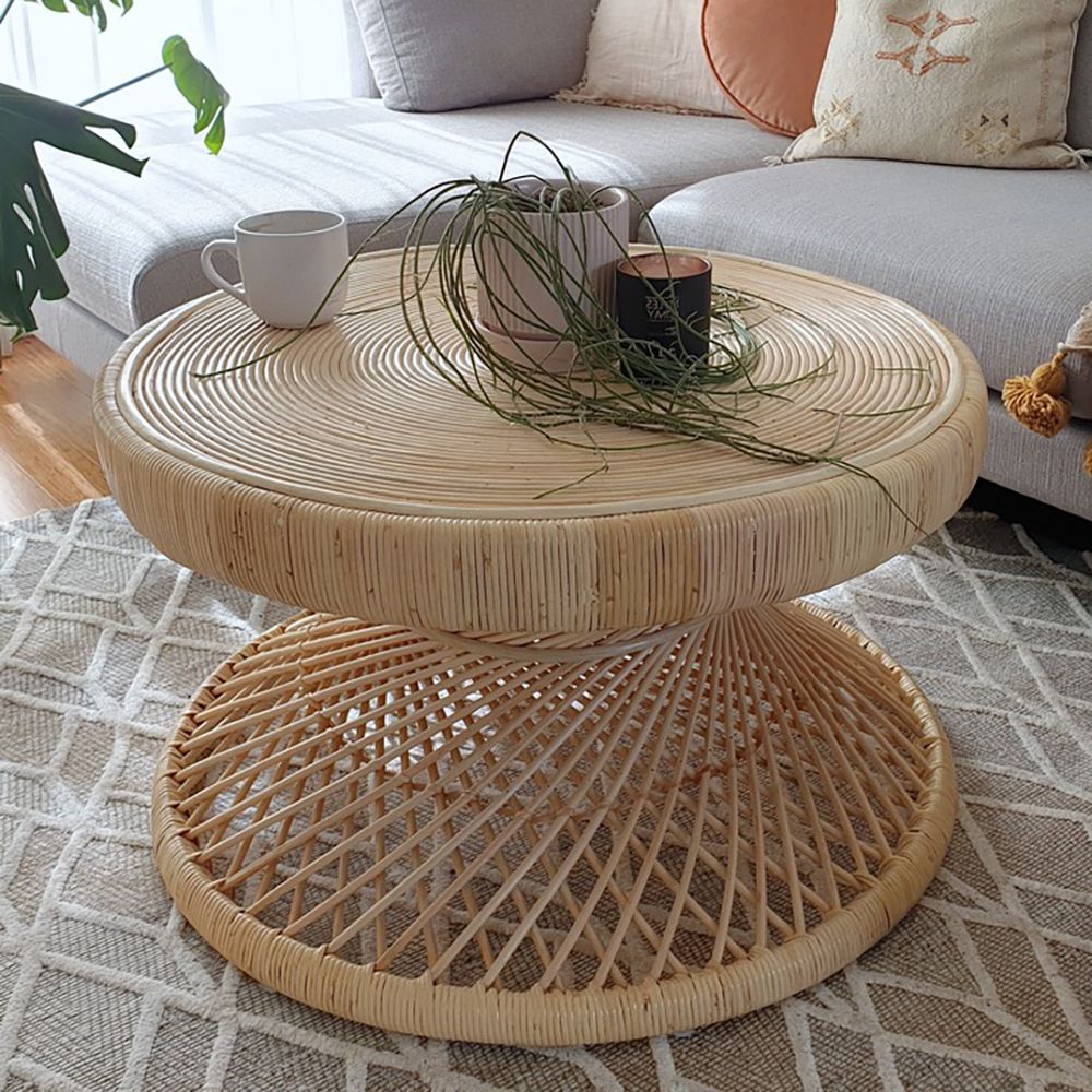 Trendy Rattan Coffee Tables Throughout Palm Cove Living Tomant Rattan Coffee Table (View 14 of 20)