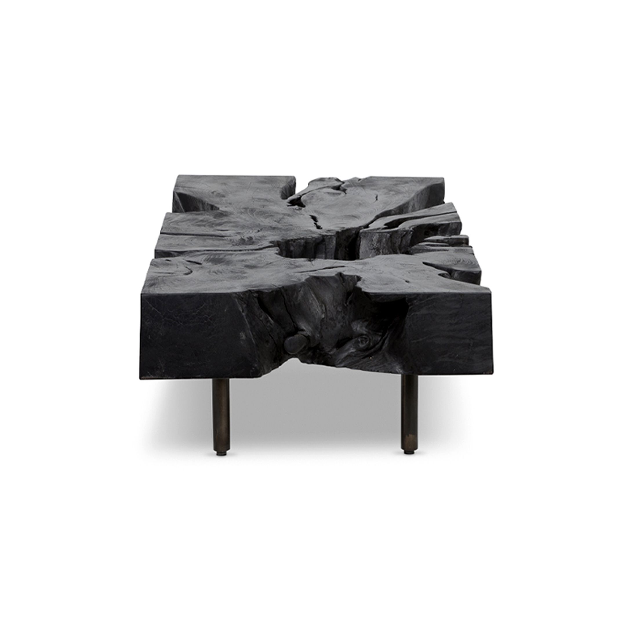 Trendy Solid Teak Wood Coffee Tables With Regard To Buy Black Rustic Teak Wood Tree Root Coffee Table (Gallery 19 of 20)
