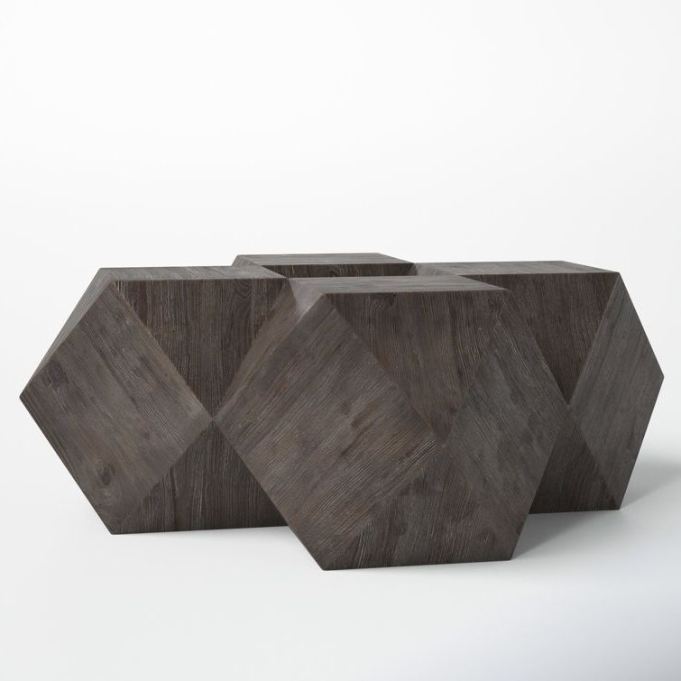 Wayfair Regarding Most Current Geometric Block Solid Coffee Tables (View 4 of 20)