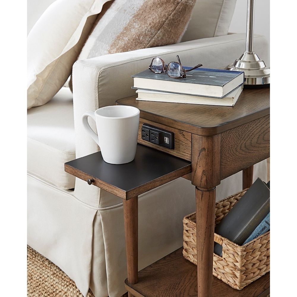 Well Known Coffee Tables With Charging Station Pertaining To Buy Distressed, Charging Station Coffee, Console, Sofa & End Tables Online  At Overstock (View 6 of 20)