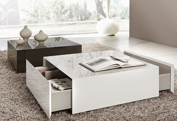 White Coffee Table  Modern, Centre Table Living Room, Coffee Table Design Modern (View 5 of 20)