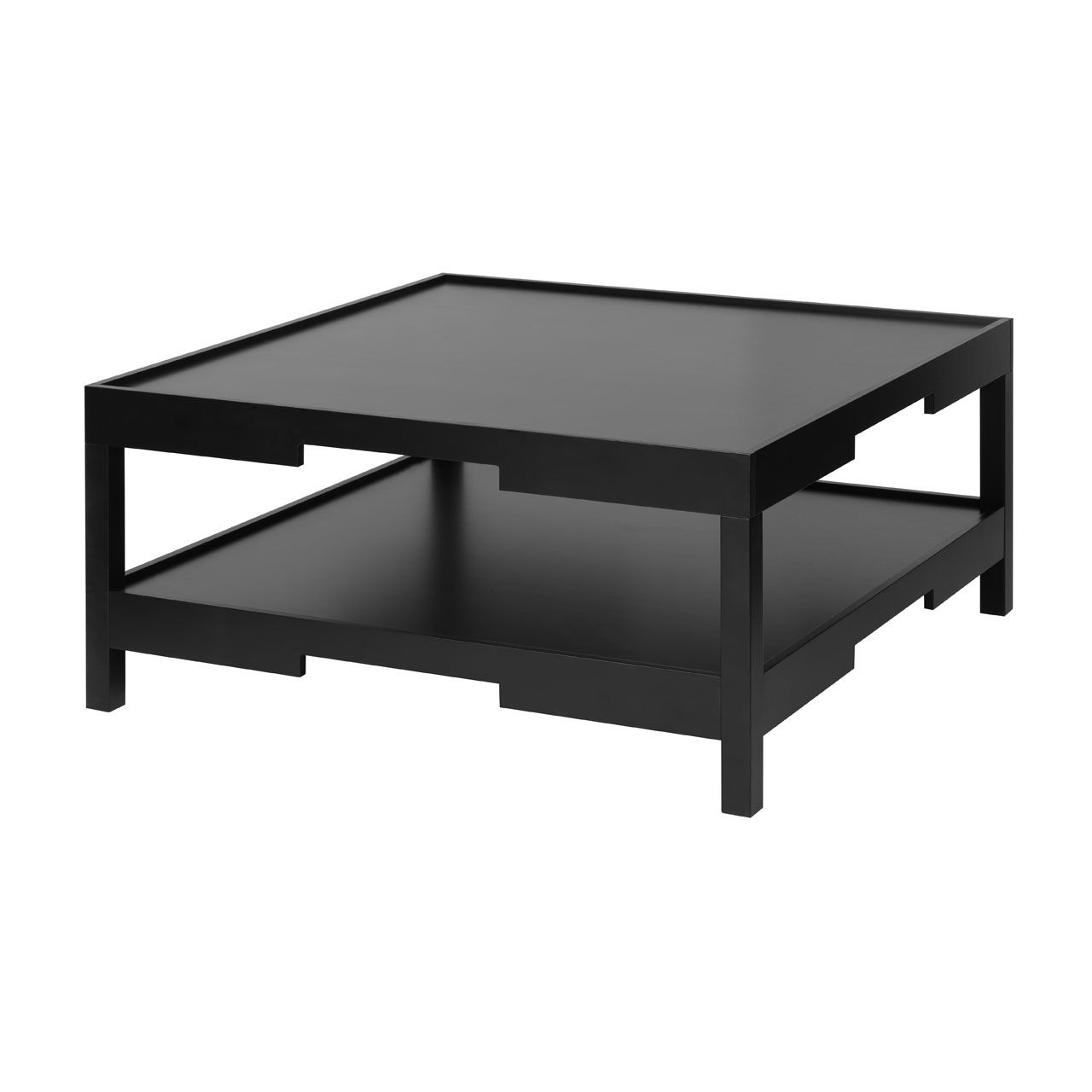 Widely Used Black Square Coffee Tables With Osaka Square Black Coffee Table (Gallery 19 of 20)