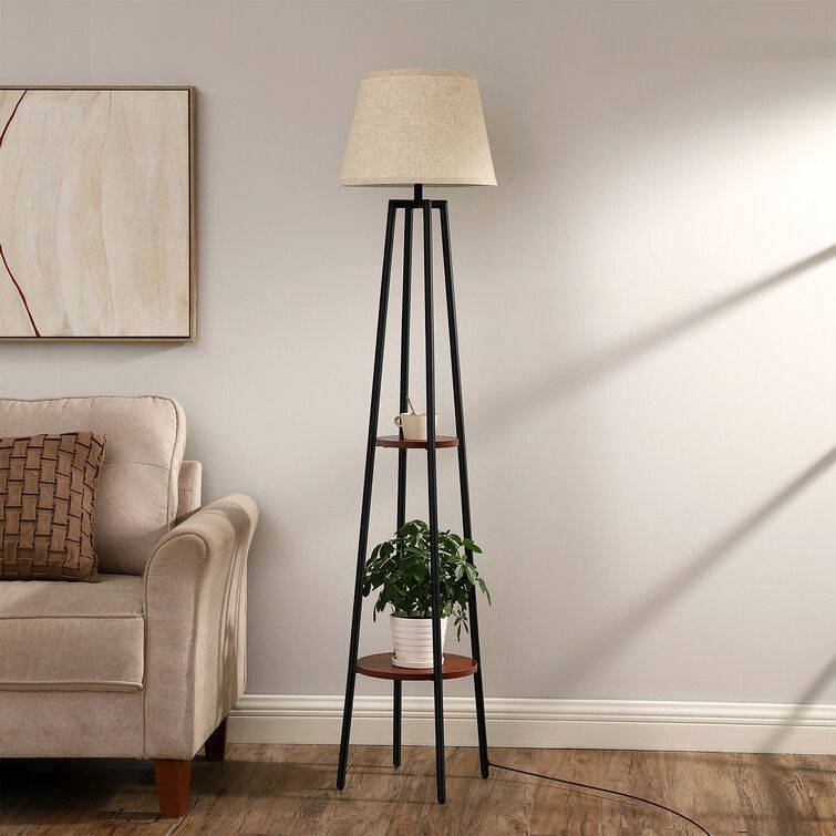17 Stories 65" Tray Table Floor Lamp & Reviews | Wayfair Throughout 58 Inch Floor Lamps (View 17 of 20)