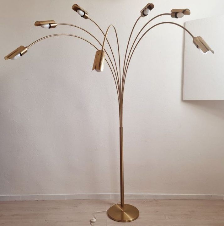 1970s Italian Design Brass Floor Lamp – Floor Lamps In Brass Floor Lamps (Gallery 19 of 20)