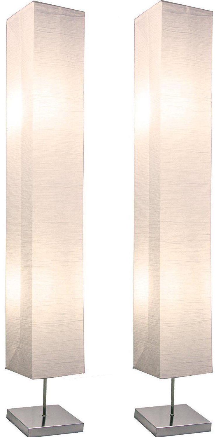 50 Inch Column Floor Lamp Set Of 2 | Ebay With Regard To 50 Inch Floor Lamps (View 4 of 20)