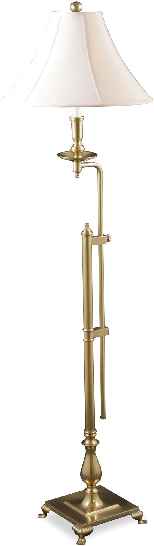 55 62 Inch Antique Solid Brass Floor Lamp Qf 6652fangio Lighting At  Bruce Furniture & Flooring For 62 Inch Floor Lamps (View 14 of 20)