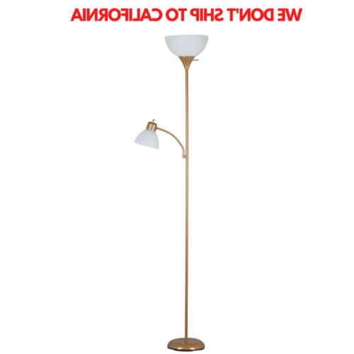 72 Inch Tall Floor Lamp Additional Adjustable Reading Light Combo Pack, 4  Colors | Ebay For 72 Inch Floor Lamps (View 12 of 20)