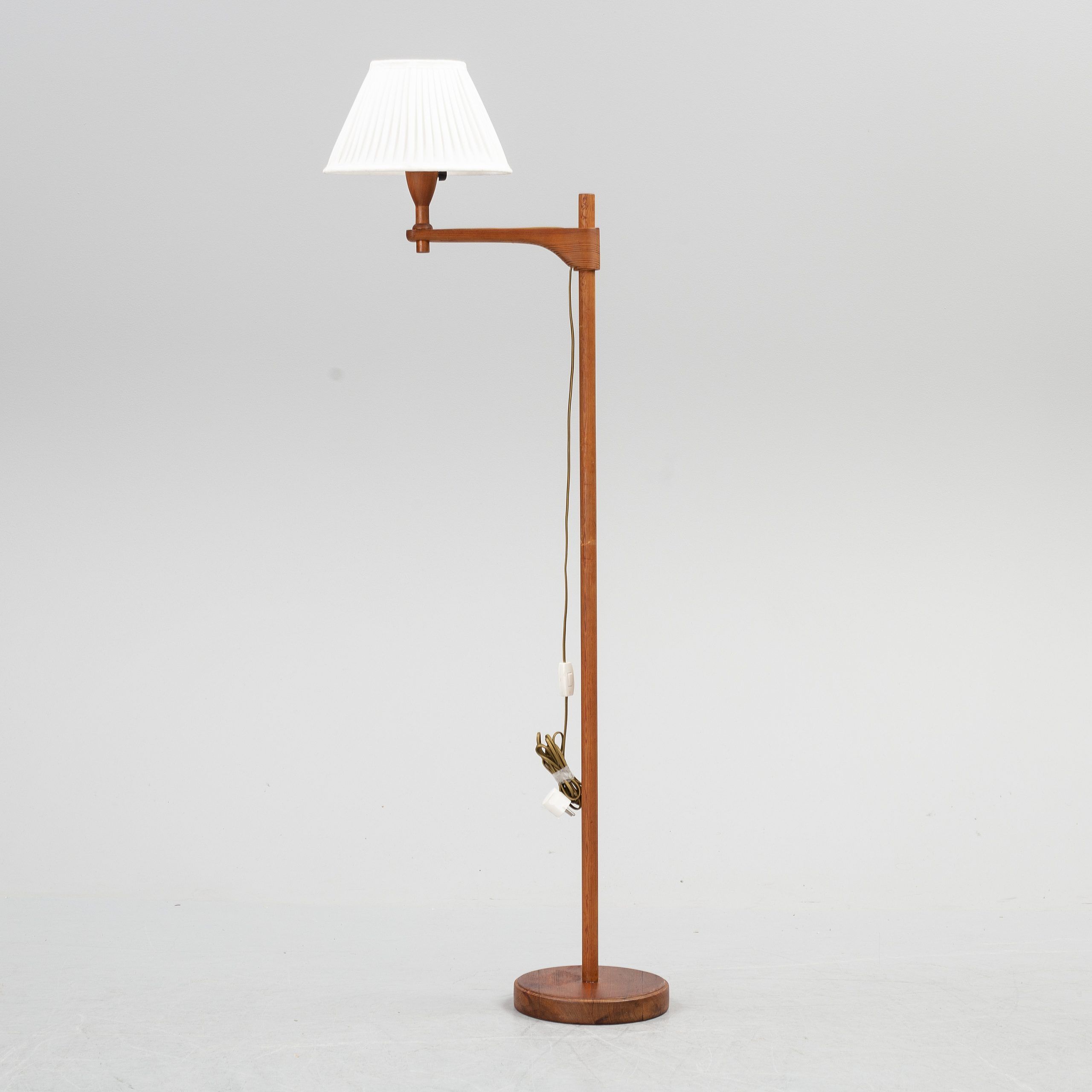 A Late 20th Century Pine Wood Floor Lamp Design Carl Malmsten, Sweden (View 9 of 20)