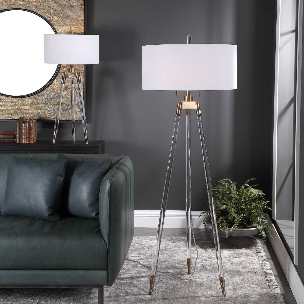 Acrylic Tripod Floor Lamp – Exquisite Living Intended For Acrylic Floor Lamps (View 5 of 20)