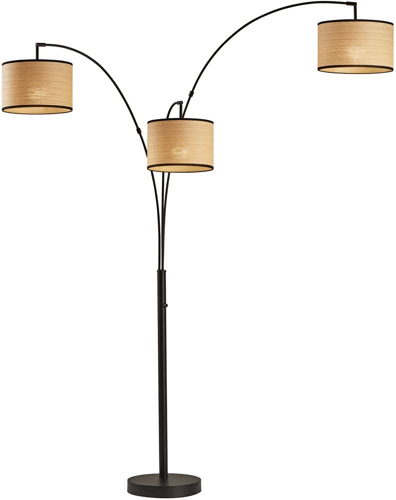 Adesso 4250 12 Bowery Black Light Floor Lamp – Ade 4250 12 Within 82 Inch Floor Lamps (View 9 of 20)