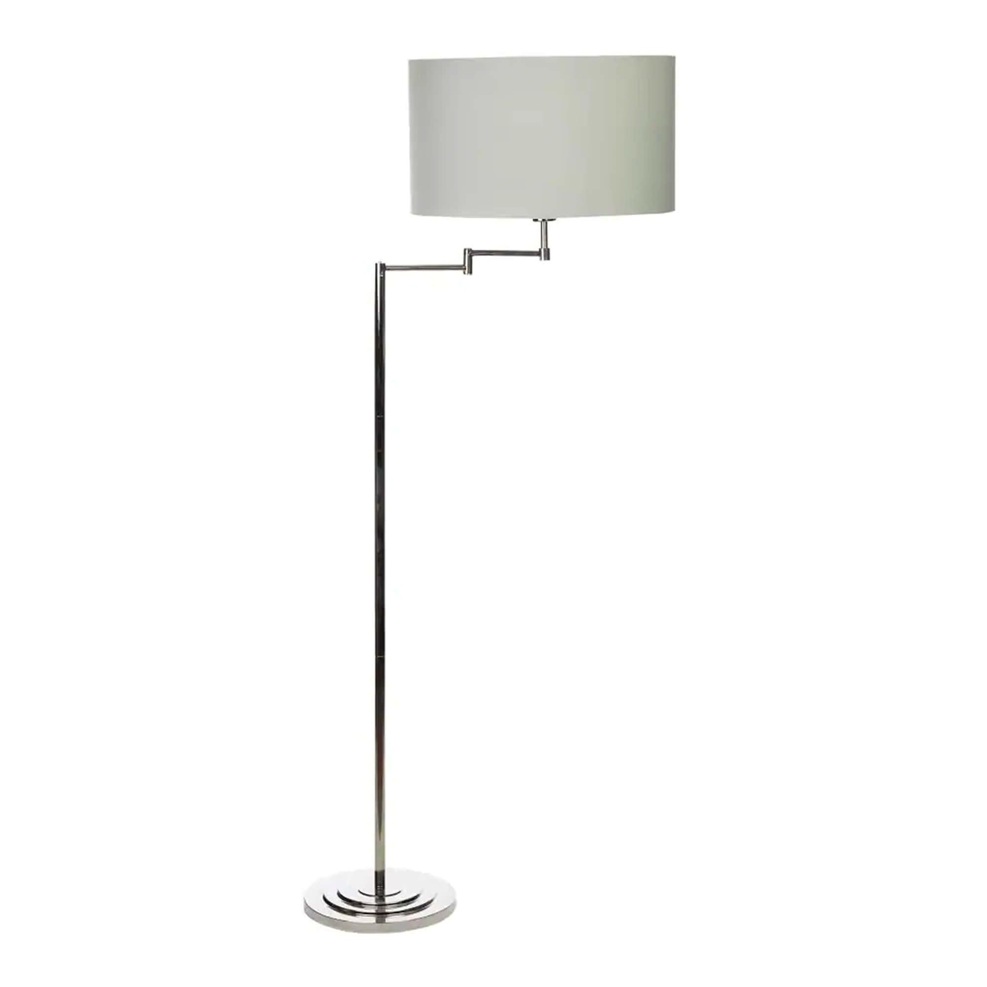 Adjustable Nickel Floor Lamp | Www.lightingcompany.co (View 8 of 20)