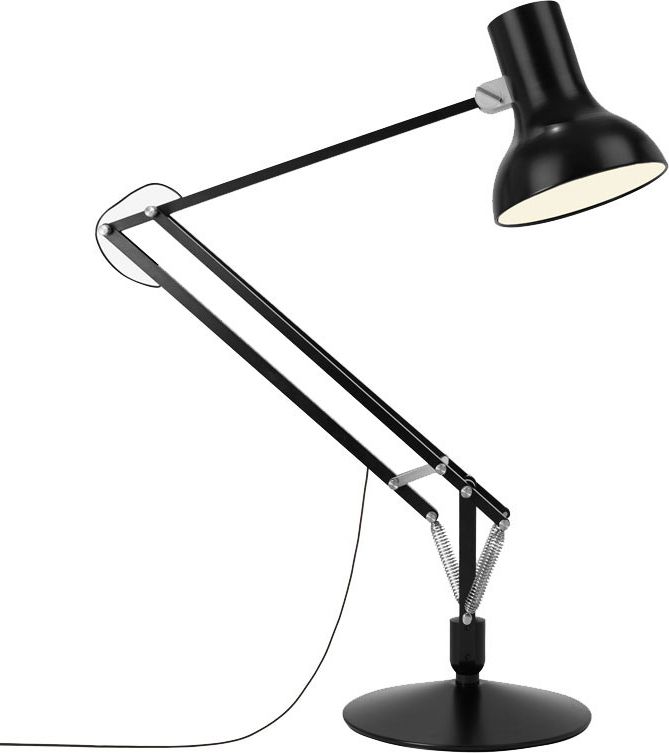 Anglepoise 32003 Type 75 Contemporary Jet Black Halogen Giant Floor Lamp –  Ang 32003 Throughout 75 Inch Floor Lamps (View 4 of 20)