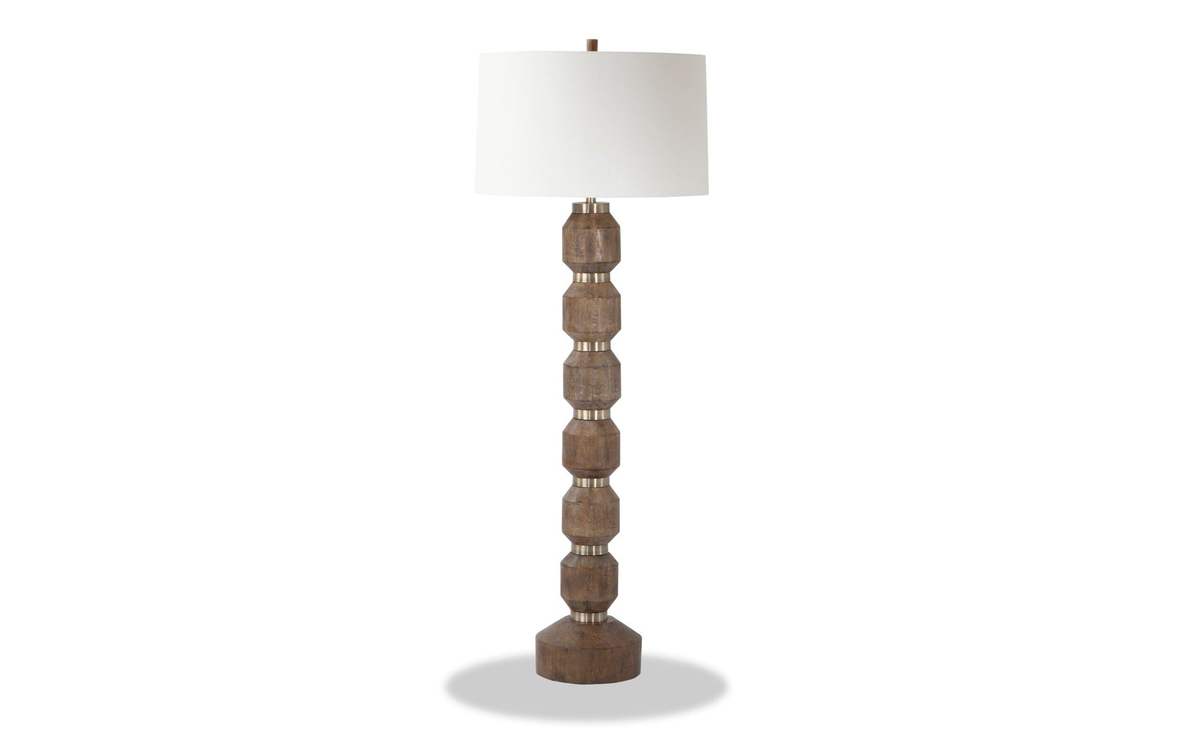 Ashton 66'' Brown Floor Lamp | Bob's Discount Furniture Regarding Brown Metal Floor Lamps (Gallery 19 of 20)