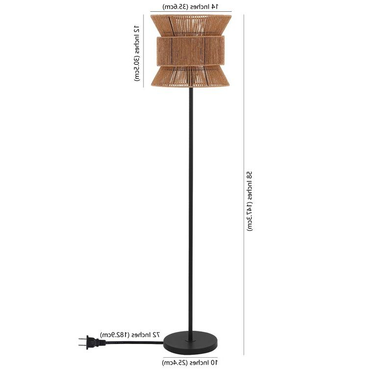 Bex Dimmable Floor Lamp & Reviews | Joss & Main Intended For 58 Inch Floor Lamps (View 8 of 20)