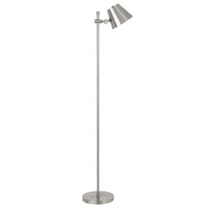Brushed Steel – Floor Lamps – Lamps – The Home Depot With Regard To Metal Brushed Floor Lamps (View 7 of 20)