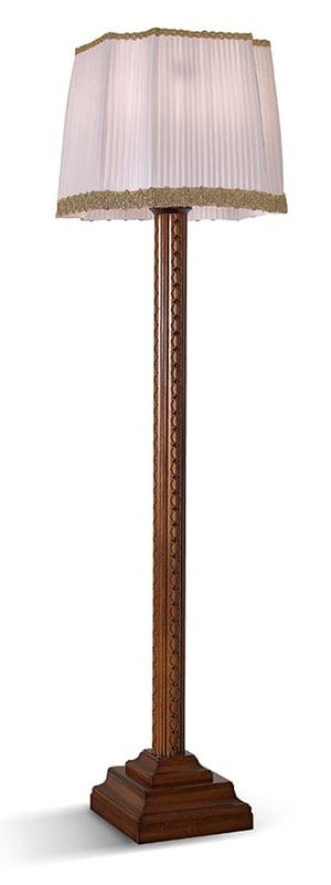 Carved Floor Lamp – Lm15/p Pertaining To Beeswax Finish Floor Lamps (View 9 of 20)