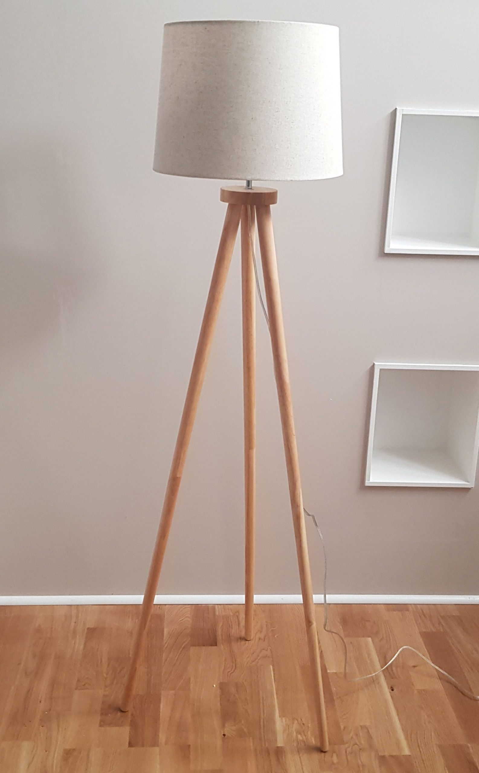 Chadwick Natural Wood Tripod Floor Lamp – Kliving In Wood Tripod Floor Lamps (View 5 of 20)