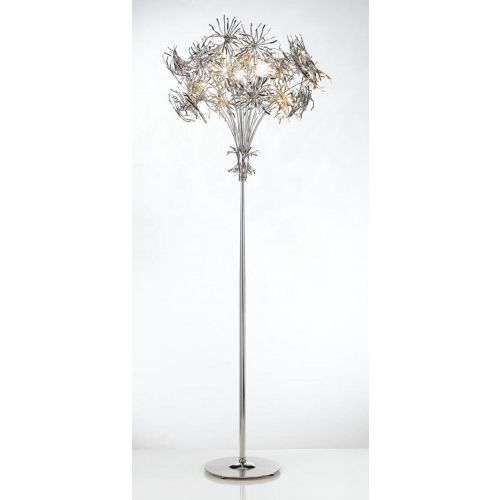 Classic Floor Lamp Silver Gold Bell 201 Throughout Silver Floor Lamps (View 15 of 20)