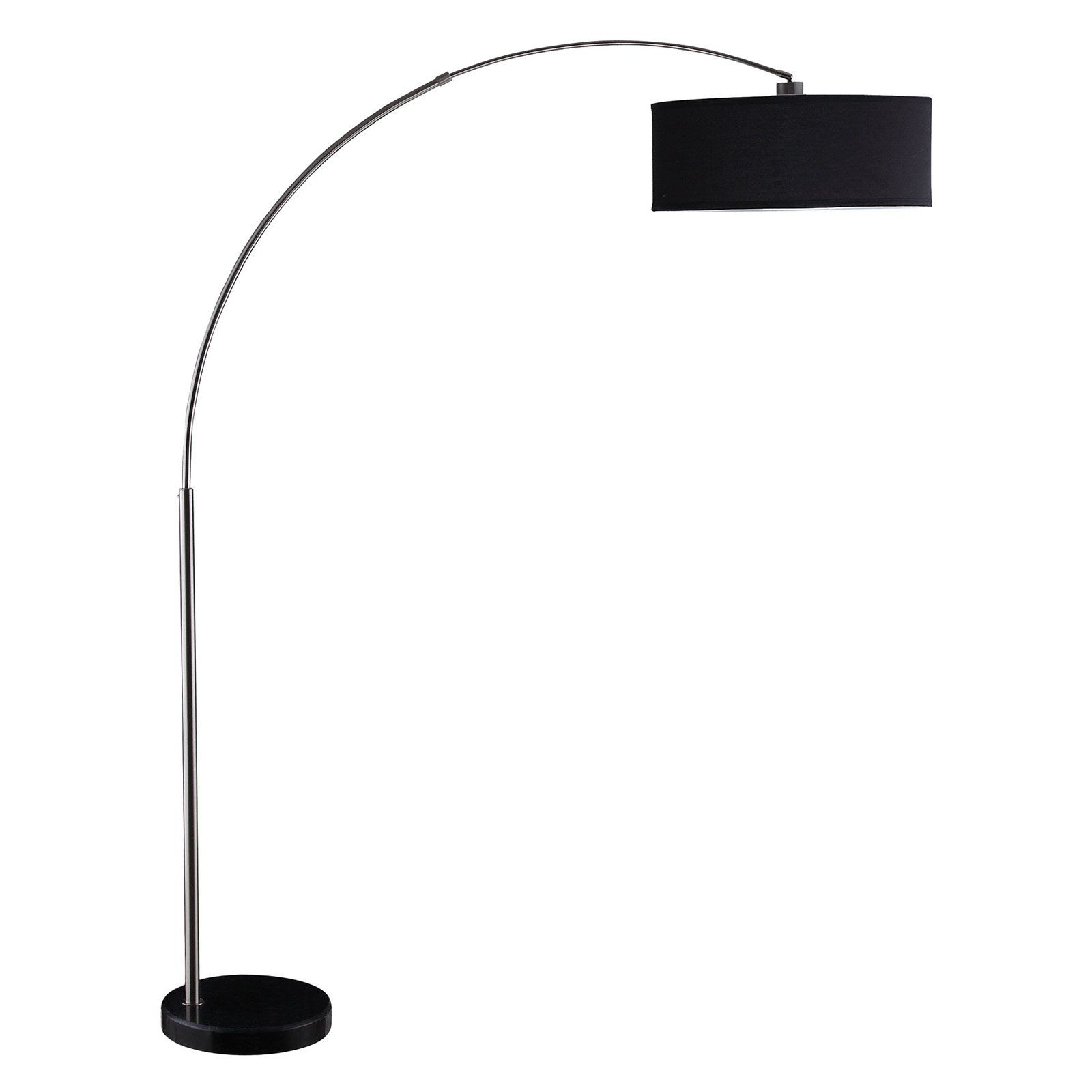 Coaster Hanging Floor Lamp Black And Chrome Color:black,finish:chrome /  Black,style:contemporary – Walmart Regarding Black Floor Lamps (View 11 of 20)