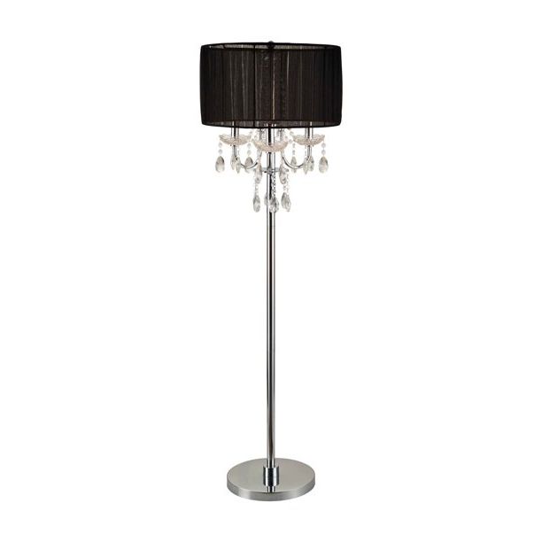 Crown Mark Chandelier Floor Lamp – Walmart With Chandelier Style Floor Lamps (View 16 of 20)