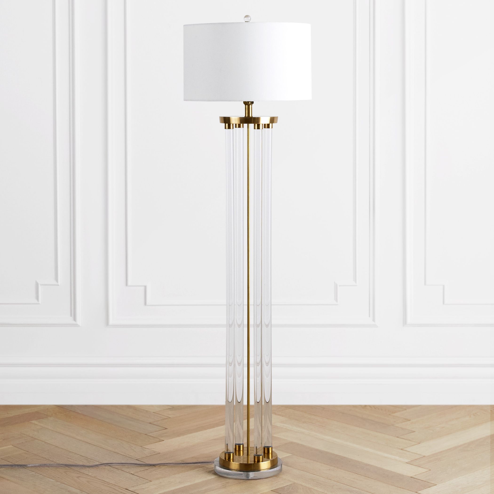 Cyrus Floor Lamp | Zgallerie Within Acrylic Floor Lamps (View 1 of 20)
