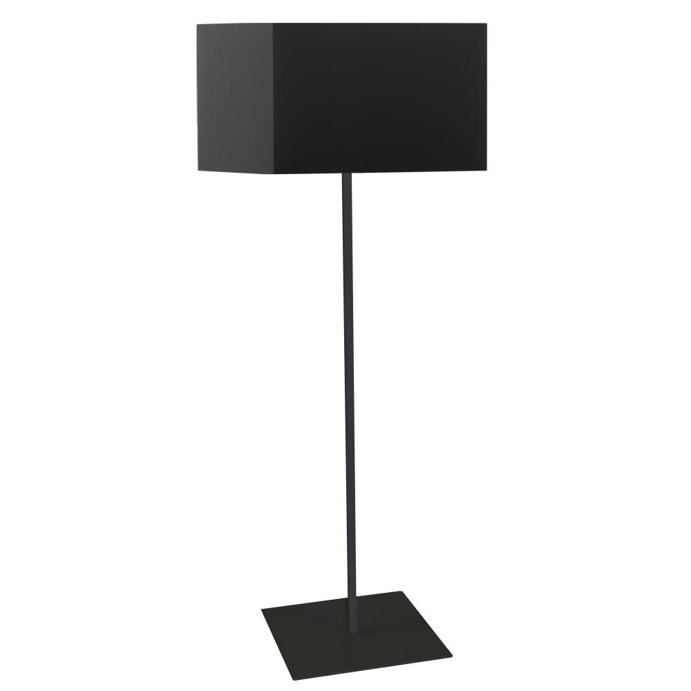 Dainolite Maine 60 In Matte Black Shaded Floor Lamp In The Floor Lamps  Department At Lowes With Matte Black Floor Lamps (View 15 of 20)
