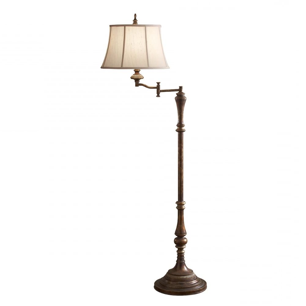 Feiss Gibson Swing Arm Floor Lamp For Adjustble Arm Floor Lamps (View 12 of 20)