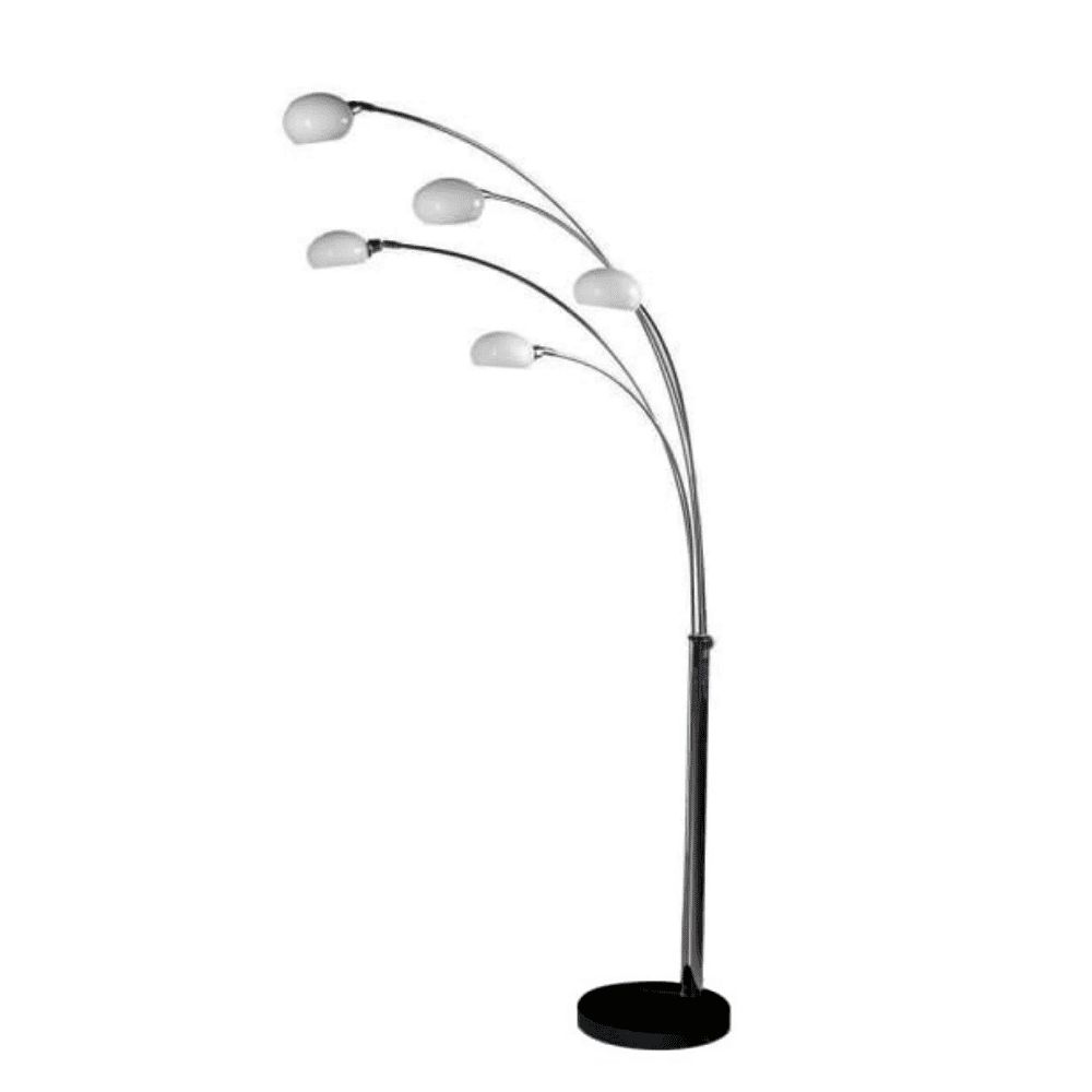 Five Light Floor Lamp – Chrome – Edmunds And Clarke Furniture For 5 Light Floor Lamps (View 7 of 20)