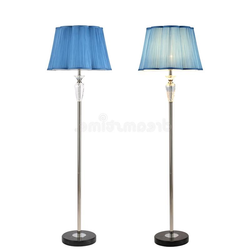 Floor Lamp Blue Lampshade Stock Illustration (View 13 of 20)