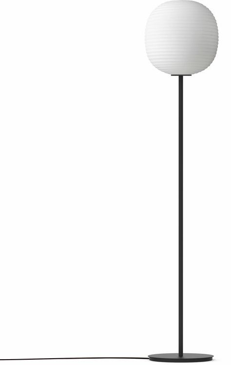 Floor Lamp In White Frosted Glass 160 Cm Lantern – New Works Pertaining To Frosted Glass Floor Lamps (Gallery 19 of 20)